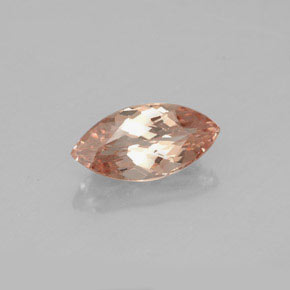 Granato malese Arancione naturale da 1.15 ct, Taglio marquise, VVS
