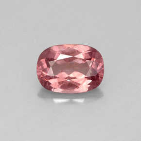 Granato malese naturale rosa da 1,12 ct, taglio a cuscino, VS-SI