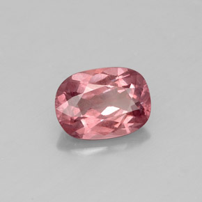 Granato malese naturale rosa da 1,12 ct, taglio a cuscino, VS-SI