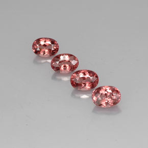 Granato malese naturale rosa da 5,21 ct, taglio ovale, VVS
