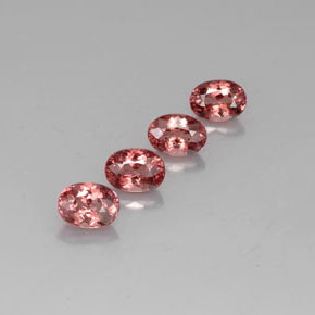 Granato malese naturale rosa da 5,21 ct, taglio ovale, VVS