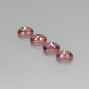 Granato malese naturale rosa da 5,21 ct, taglio ovale, VVS