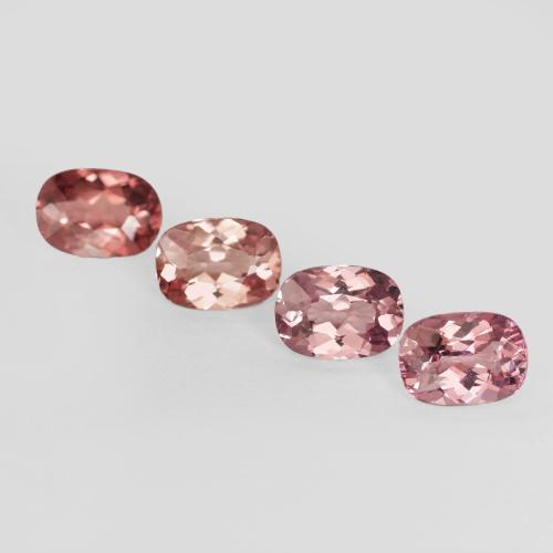 Gemme di Granato malese Rosso lampone naturale da 4.36 ct, Cuscino, VVS-VS