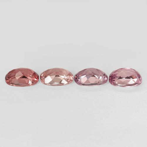Gemme di Granato malese Rosso lampone naturale da 4.36 ct, Cuscino, VVS-VS