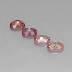 Granato malese naturale multicolore da 4,31 ct, taglio a cuscino, VVS-VS