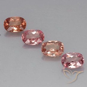 Gemme di Granato malese Rosa arancio naturale da 3.85 ct, Taglio a cuscino, VVS-VS