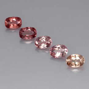 Granato malese naturale multicolore da 5,41 ct, taglio ovale, VVS-VS