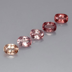Granato malese naturale multicolore da 5,41 ct, taglio ovale, VVS-VS