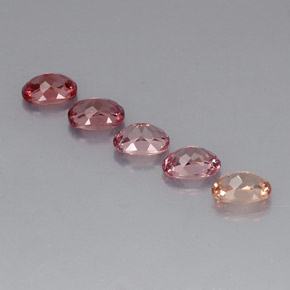 Granato malese naturale multicolore da 5,41 ct, taglio ovale, VVS-VS