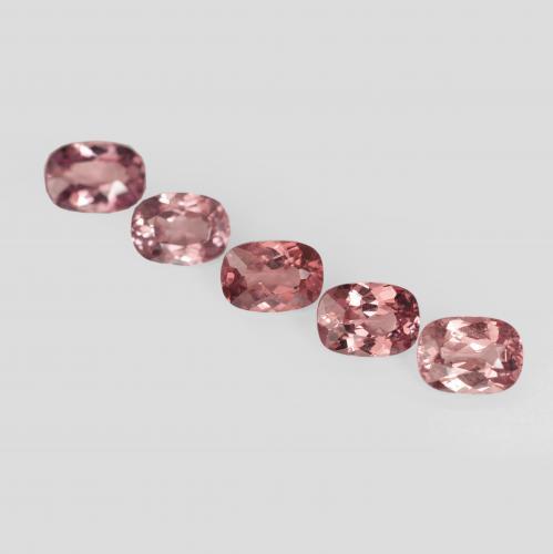 Gemme di Granato malese Rosa chiaro naturale da 5.43 ct, Cuscino, VVS-VS