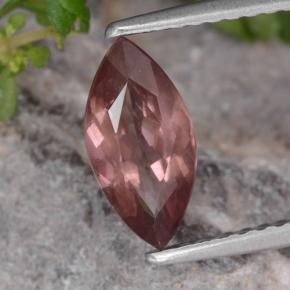 Granato malese naturale rosa da 1,27 ct, marchesa, VS