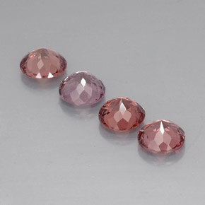 Gemme di Granato malese Multicolore naturale da  ct, Taglio rotondo, VVS-VS