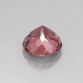 Granato malese Rosato naturale da 1.41 ct, Taglio rotondo, VVS-VS