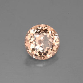 Granato malese naturale giallo da 1,28 ct, taglio rotondo, VVS