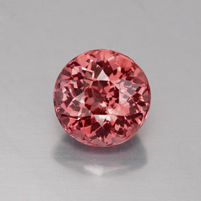 Granato malese naturale rosa da 1,65 ct, taglio rotondo, VVS-VS