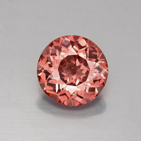 Granato malese naturale arancione da 1,49 ct, taglio rotondo, VS