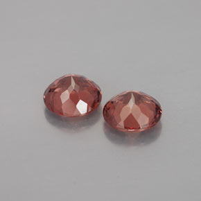 Granato malese naturale arancione da  ct, taglio rotondo, VVS-VS