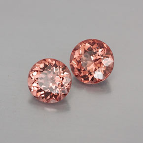 Granato malese naturale arancione da  ct, taglio rotondo, VVS-VS