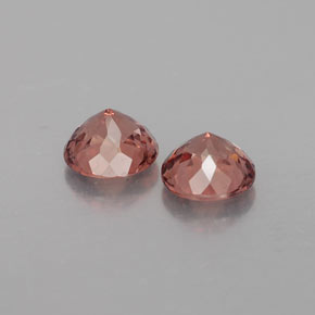 Granato malese naturale arancione da  ct, taglio rotondo, VVS-VS
