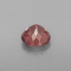 Granato malese naturale arancione da 1,35 ct, taglio rotondo, VVS-VS