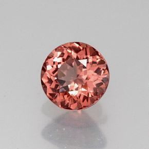Granato malese naturale arancione da 1,18 ct, taglio rotondo, VVS-VS