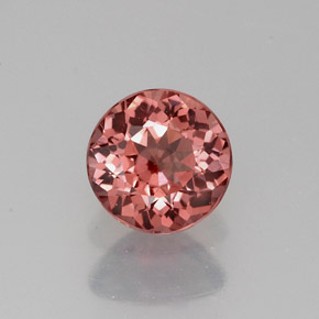 Granato malese naturale arancione da 1,07 ct, taglio rotondo, VVS-VS