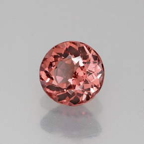 Granato malese naturale arancione da 1,07 ct, taglio rotondo, VVS-VS