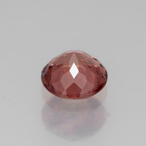 Granato malese naturale arancione da 1,07 ct, taglio rotondo, VVS-VS