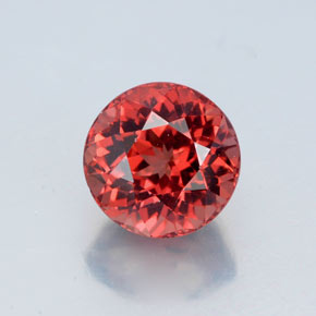 Granato malese naturale arancione da 3,33 ct, taglio rotondo, VS