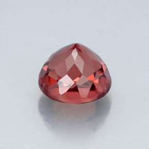 Granato malese naturale arancione da 3,33 ct, taglio rotondo, VS