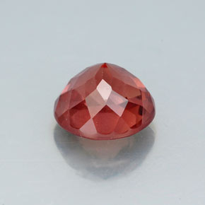 Granato malese Arancione naturale da 2.95 ct, Taglio rotondo, VS
