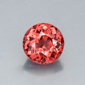 Granato malese Color rosa naturale da 2.78 ct, Taglio rotondo, VVS-VS