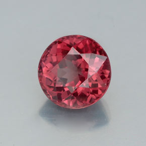 Granato malese naturale rosa da 3,24 ct, taglio rotondo, VVS-VS