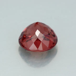 Granato malese naturale rosa da 3,47 ct, taglio rotondo, VVS-VS