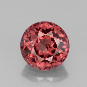 Granato malese naturale rosa da 3,22 ct, taglio rotondo, VS
