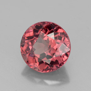 Granato malese naturale rosa da 3,22 ct, taglio rotondo, VS