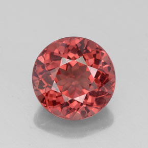 Granato malese naturale rosa da 3,21 ct, taglio rotondo, VS