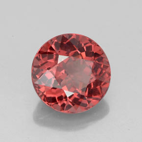 Granato malese naturale rosa da 3,21 ct, taglio rotondo, VS