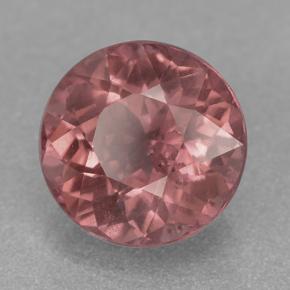 Granato malese naturale rosa da 2,95 ct, taglio rotondo, VS-SI