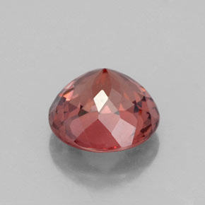 Granato malese Arancione naturale da 2.53 ct, Taglio rotondo, VS