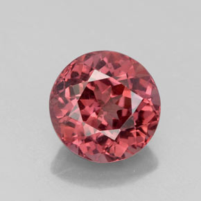 Granato malese naturale rosa da 2,63 ct, taglio rotondo, VVS-VS