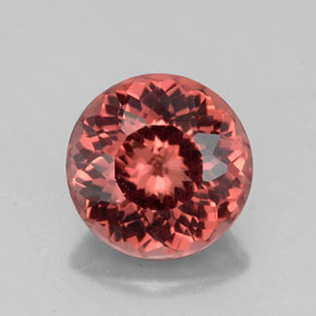 Granato malese naturale rosa da 2,99 ct, taglio rotondo, VVS-VS