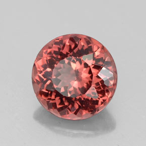 Granato malese naturale rosa da 2,99 ct, taglio rotondo, VVS-VS