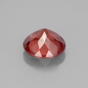 Granato malese Rosa arancione naturale da 2.57 ct, Taglio rotondo, VS