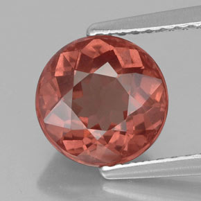 Granato malese Color rosa naturale da 2.60 ct, Taglio rotondo, VVS-VS