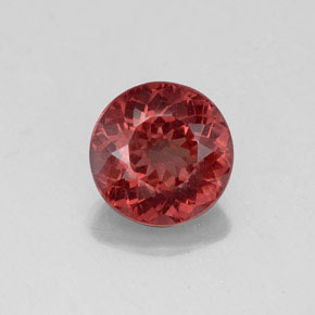Granato malese naturale rosa da 2,40 ct, taglio rotondo, VVS