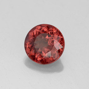 Granato malese naturale rosa da 2,40 ct, taglio rotondo, VVS