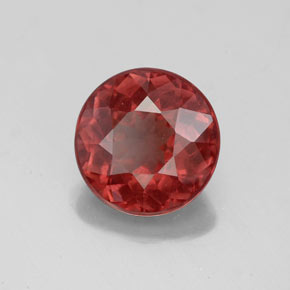 Granato malese Color rosa naturale da 3.18 ct, Taglio rotondo, VVS