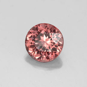Granato malese naturale rosa da 2,30 ct, taglio rotondo, VVS-VS