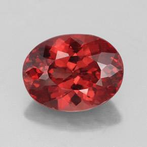 Granato malese naturale rosa da 3,56 ct, taglio ovale, VVS-VS